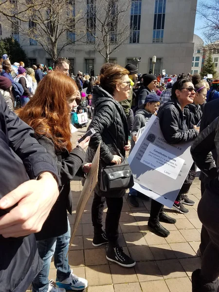 Pochod za naše životy na březen, 24 ve Washingtonu, Dc — Stock fotografie