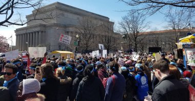 Bizim yaşamımız üzerinde 24 Mart Washington, Dc için Mart 