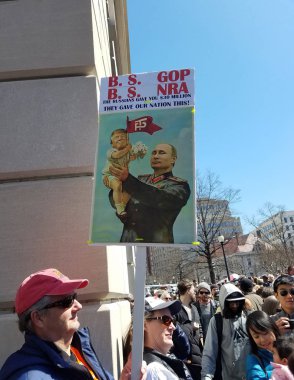 Bizim yaşamımız üzerinde 24 Mart Washington, Dc için Mart 