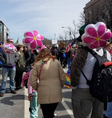Bizim yaşamımız üzerinde 24 Mart Washington, Dc için Mart 