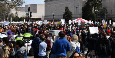 Bizim yaşamımız üzerinde 24 Mart Washington, Dc için Mart 