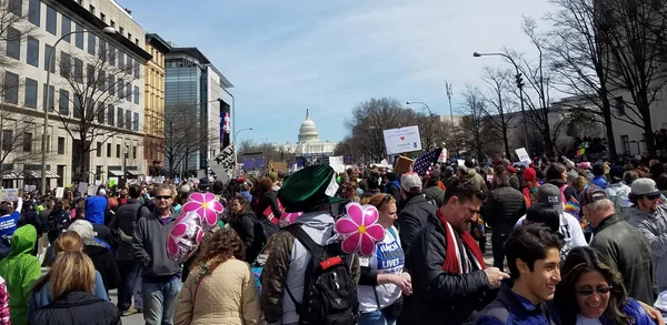 Pochod za naše životy na březen, 24 ve Washingtonu, Dc — Stock fotografie