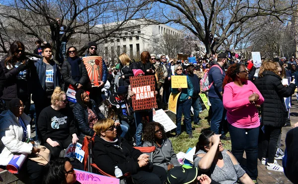 Marsz na nasze życie w dniu 24 marca w Washington, Dc — Zdjęcie stockowe