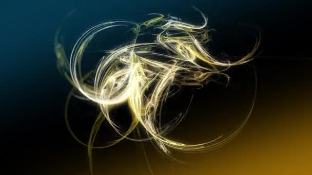 Loop Fractal Flame Apophysis Screensavers Mod Motion Graphics Science Fiction — Stock Video