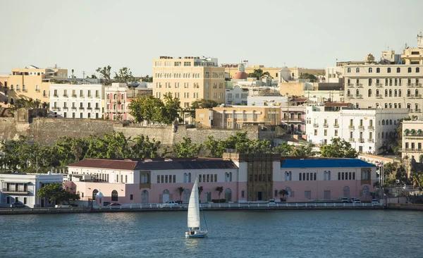 View of old San Juan from out to sea. — Stock Photo, Image