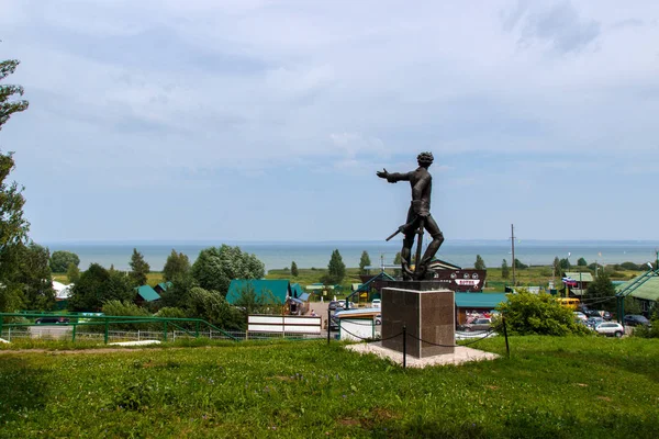 Pleščejevo jezero, Pereslavl-Zalesskiy, Jaroslavská oblast, Rusko — Stock fotografie