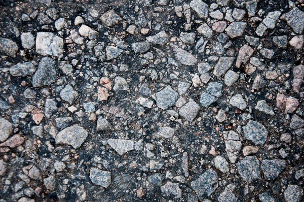Asfalto Textura Pedras Pequenas Resina Endurecida — Fotografia de Stock