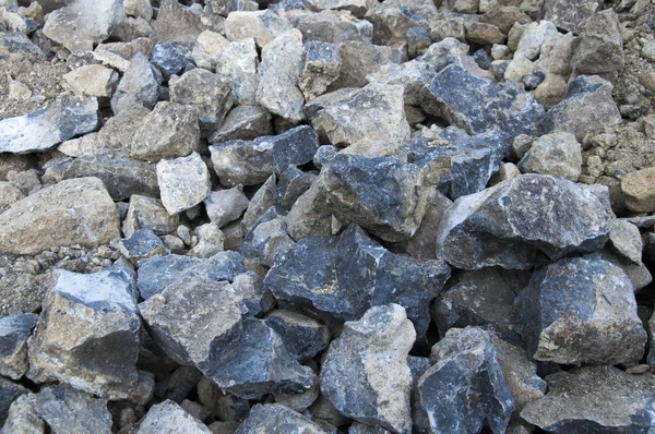 Bunch Stones Texture Stone Blue Limestone — Stock Photo, Image