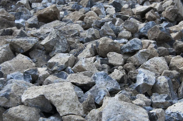 Bunch Stones Texture Stone Blue Limestone — Stock Photo, Image