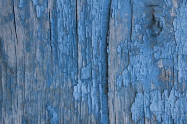 Eski ahşap arka plan. Mavi. Ahşap doku
