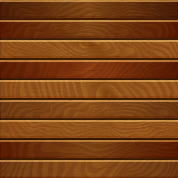 Cartoon vierkante vector achtergrond met houten planken — Stockvector