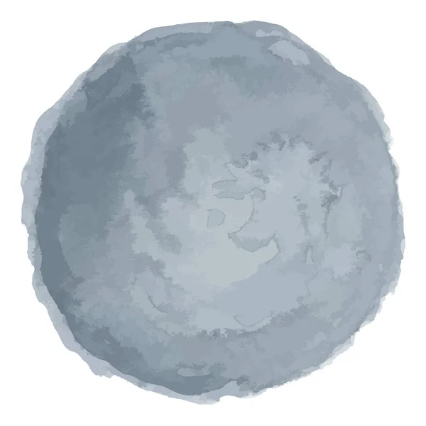 Jemná šedá akvarelem malované skvrnu vektoru — Stockový vektor