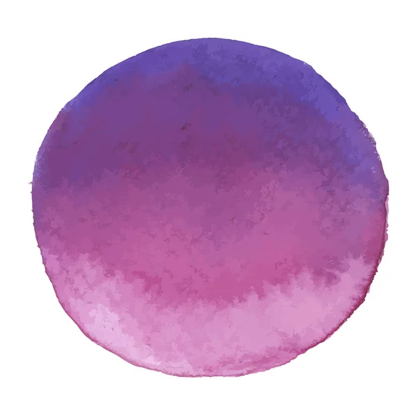 Blot de bannière aquarelle vecteur violet foncé brillant — Image vectorielle