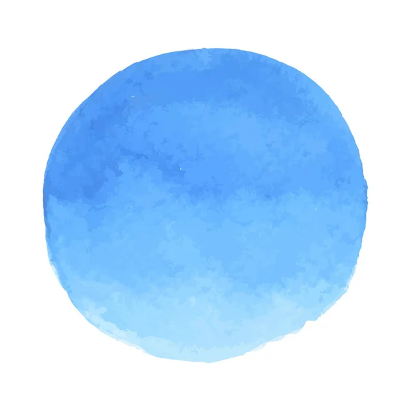 Bannière d'aquarelle vecteur bleu clair brillant blot — Image vectorielle