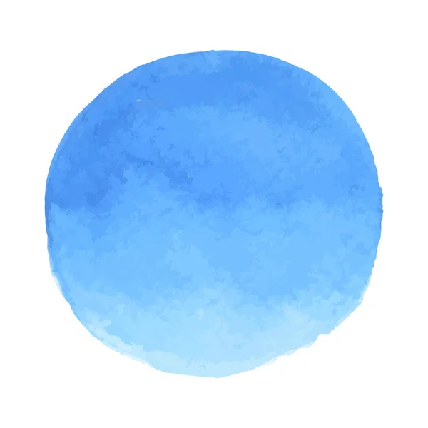 Fel licht blauwe vector aquarel banner vlek — Stockvector