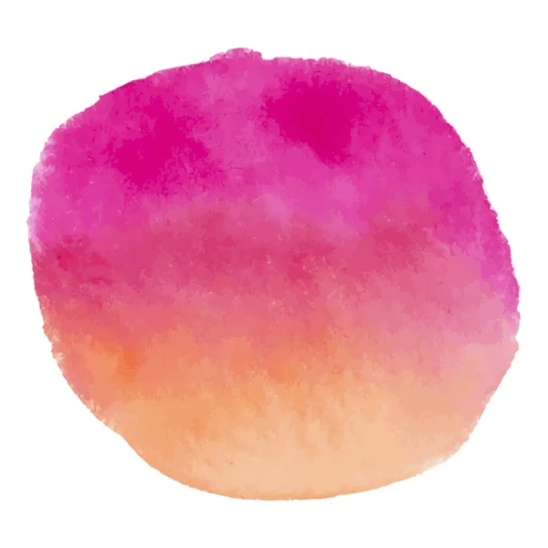 明るいピンクのベクトル水彩バナーしみ — ストックベクタ