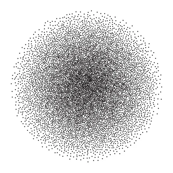 Vektör Noktalı Gradyan daire afiş