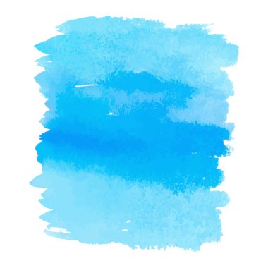 Degrade afiş mavi renk suluboya el çekilmiş