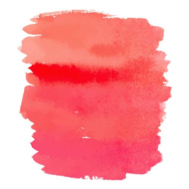 Kırmızı renk suluboya el çekilmiş degrade afiş