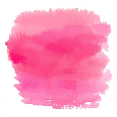 Renk suluboya el çekilmiş degrade afiş gül