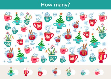 Çocukların çizgi film kış içkilerini sayıyorum..