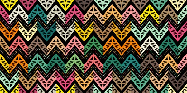 Modèle abstrait de zigzag pour un design de couverture — Image vectorielle