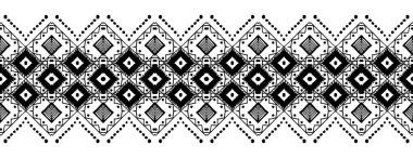 Kusursuz bir şablon. Kabile sanat baskısı. Sembol