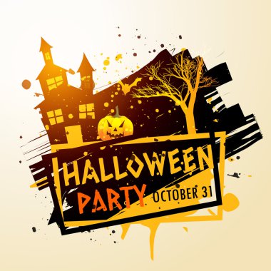 ürpertici halloween parti kutlama arka plan