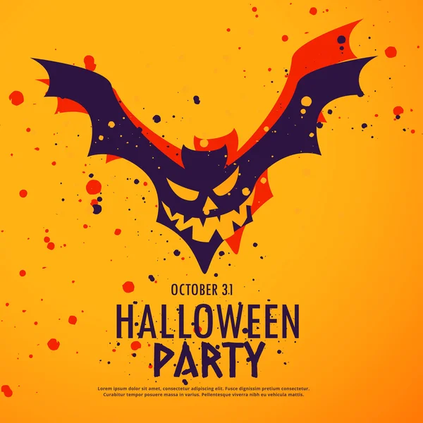 Heureux Halloween fête fond illustration — Image vectorielle