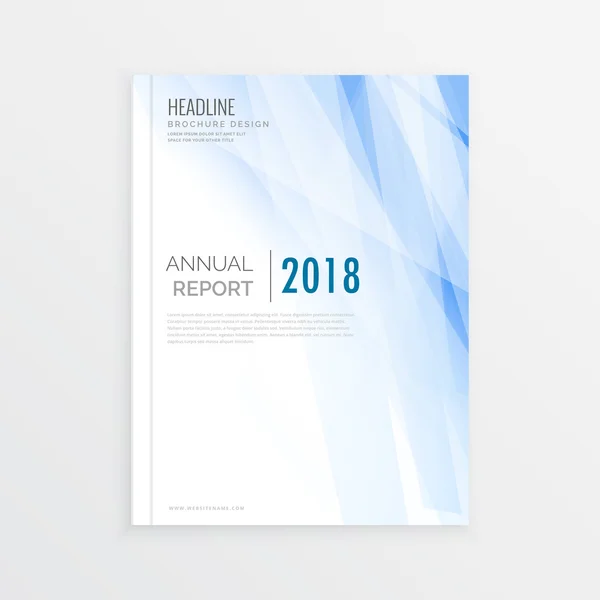 Modelo de design de brochura, capa de relatório anual, página de revista des —  Vetores de Stock