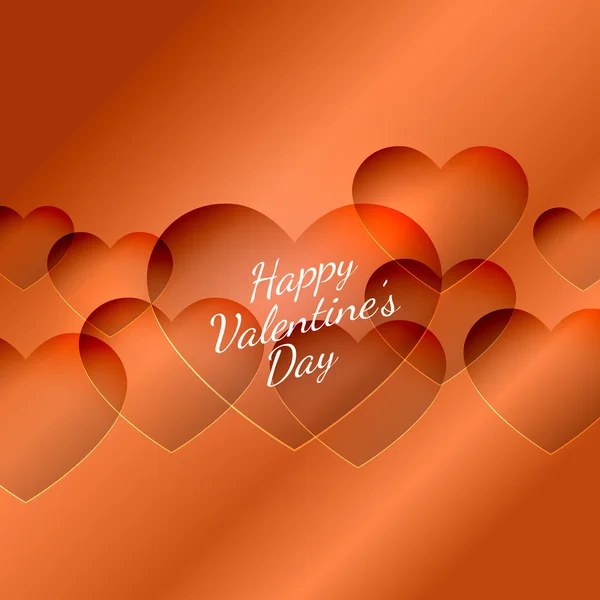 Happy valentines day card — Stock Vector