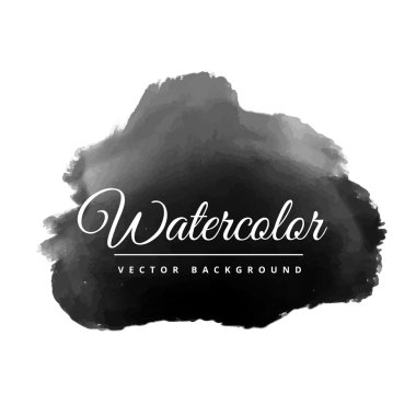 koyu siyah sulu boya lekesi