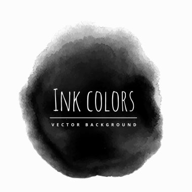 Mavi suluboya boya vektör çizim