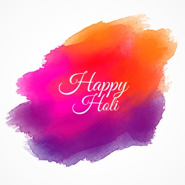 mutlu holi renkli boya