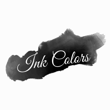 koyu siyah mürekkep renkleri