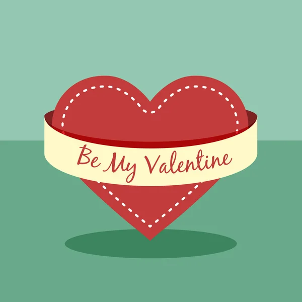Kell az én-m Valentin szerelem háttér — Stock Vector