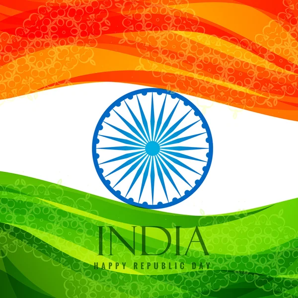 Indian flag vector illustration — Stock Vector