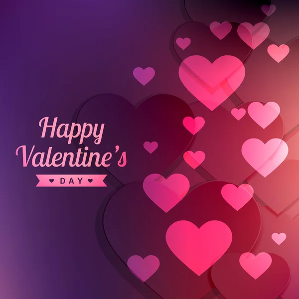 День святого Валентина красочный фон — стоковый вектор