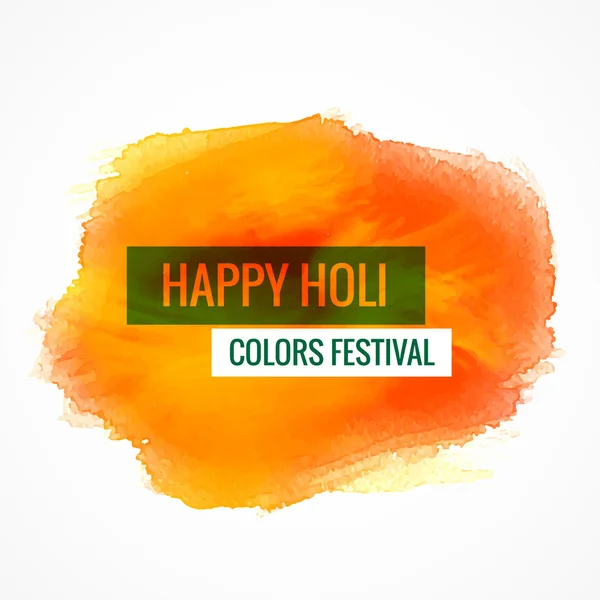 Happy holi festiwal kolorów — Wektor stockowy