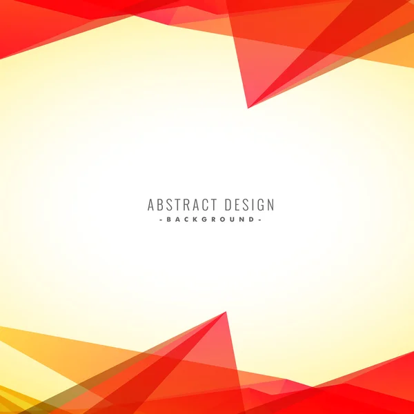 Abstrakte orange Dreiecke Hintergrund — Stockvektor