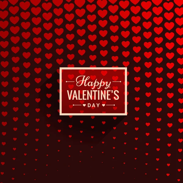 Sevgililer Günü kartı tasarımı — Stok Vektör