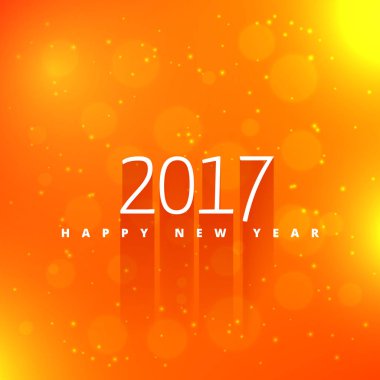 2017 Metin stili etkisi ile turuncu arka plan