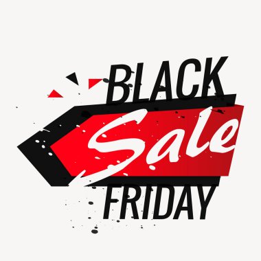 siyah Cuma satış arka plan afiş grunge tarzı