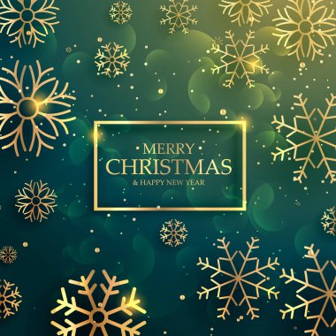 mutlu christm için güzel sigorta primi altın kar tanesi arka plan