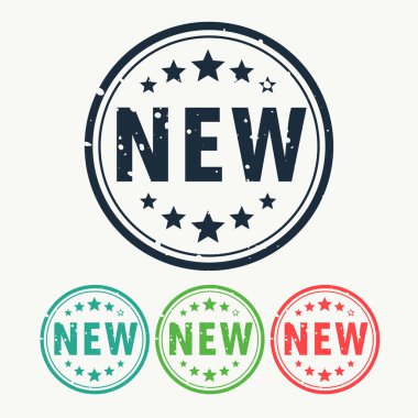 Yeni damga etiket rozet gunge tarzı