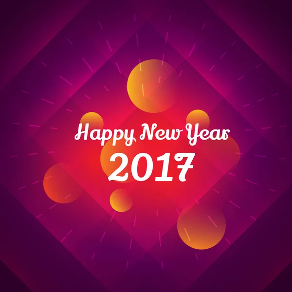 Happy new year 2017 celebration design — стоковый вектор