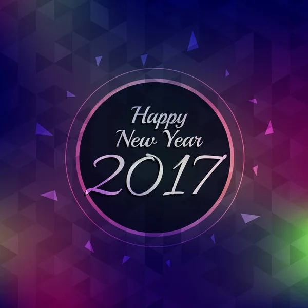 New year 2017 celebration background — Stock Vector