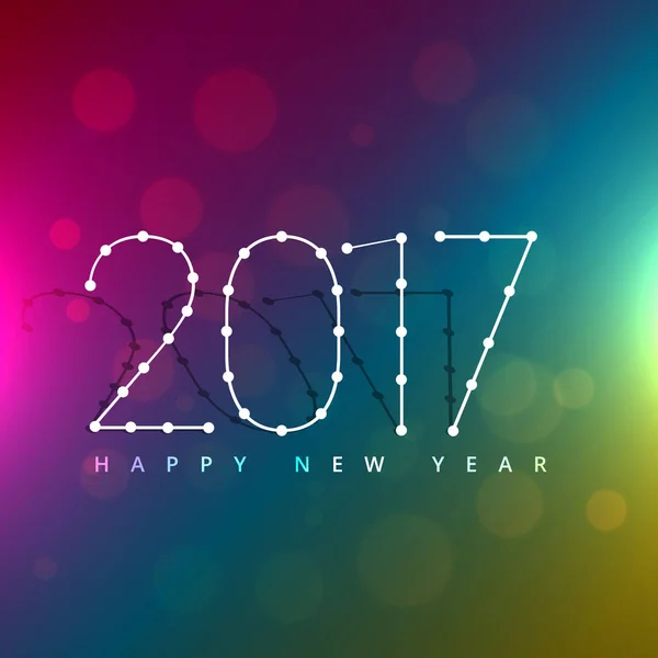 2017 new year celebration background — Stock Vector