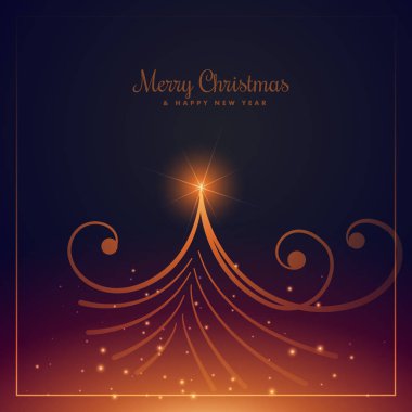 Tasarım yaratıcı christma ile tebrik güzel neşeli Noel