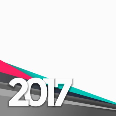 2017 yeni yıl arka plan soyut renkli çizgili